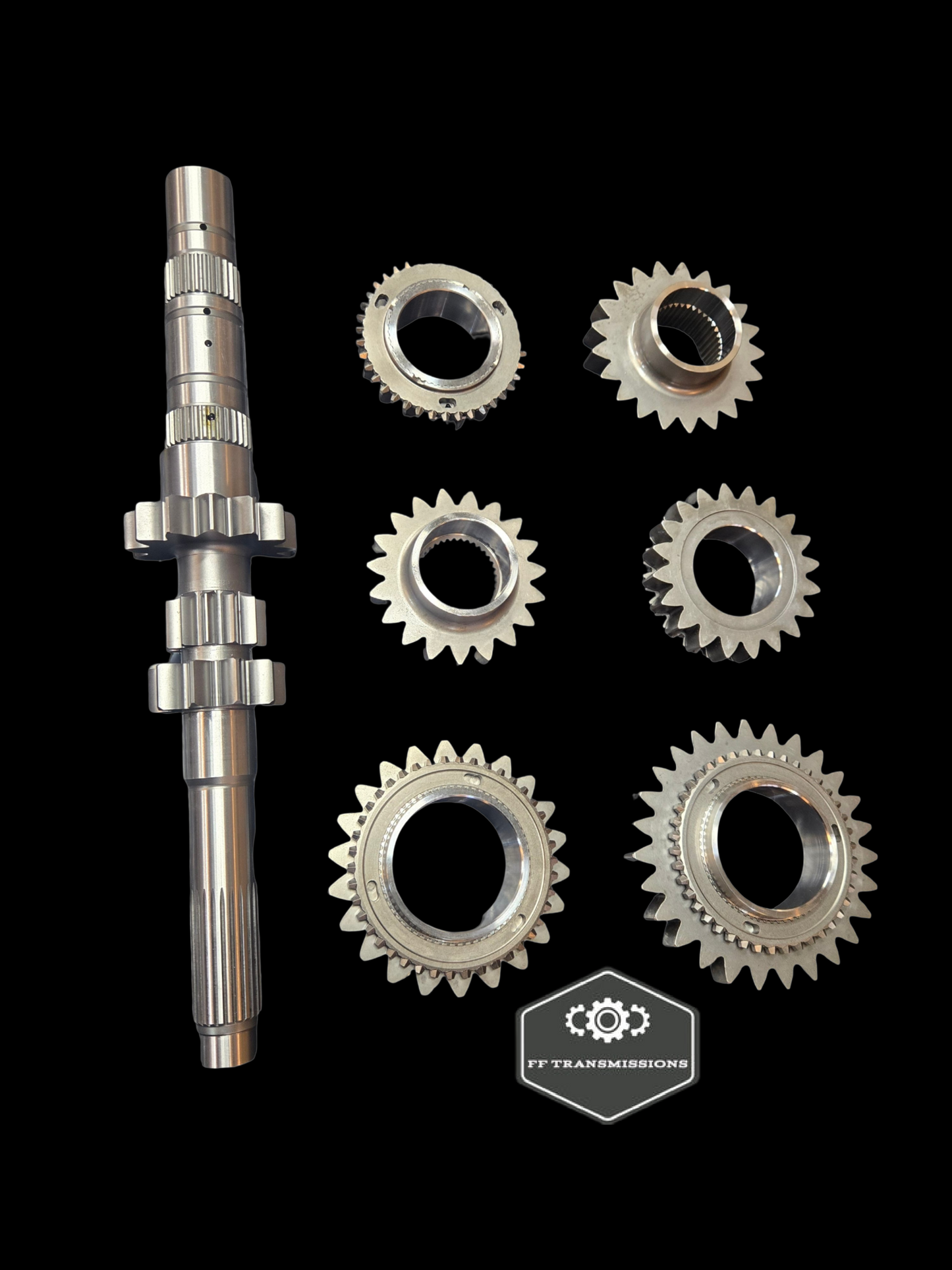 FF TRANSMISSIONS HONDA K SERIES STRAIGHT CUT SYNCHRO GEARS 1-4 & FINAL DRIVE V2