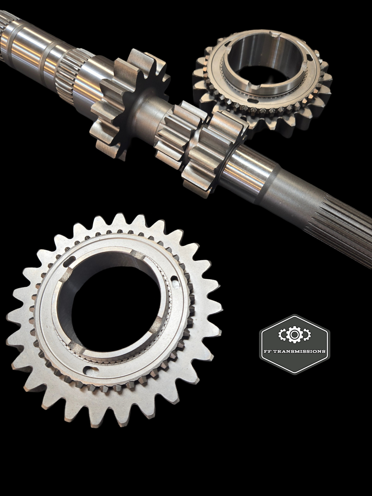 FF TRANSMISSIONS HONDA K SERIES STRAIGHT CUT SYNCHRO GEARS 1-2 V2