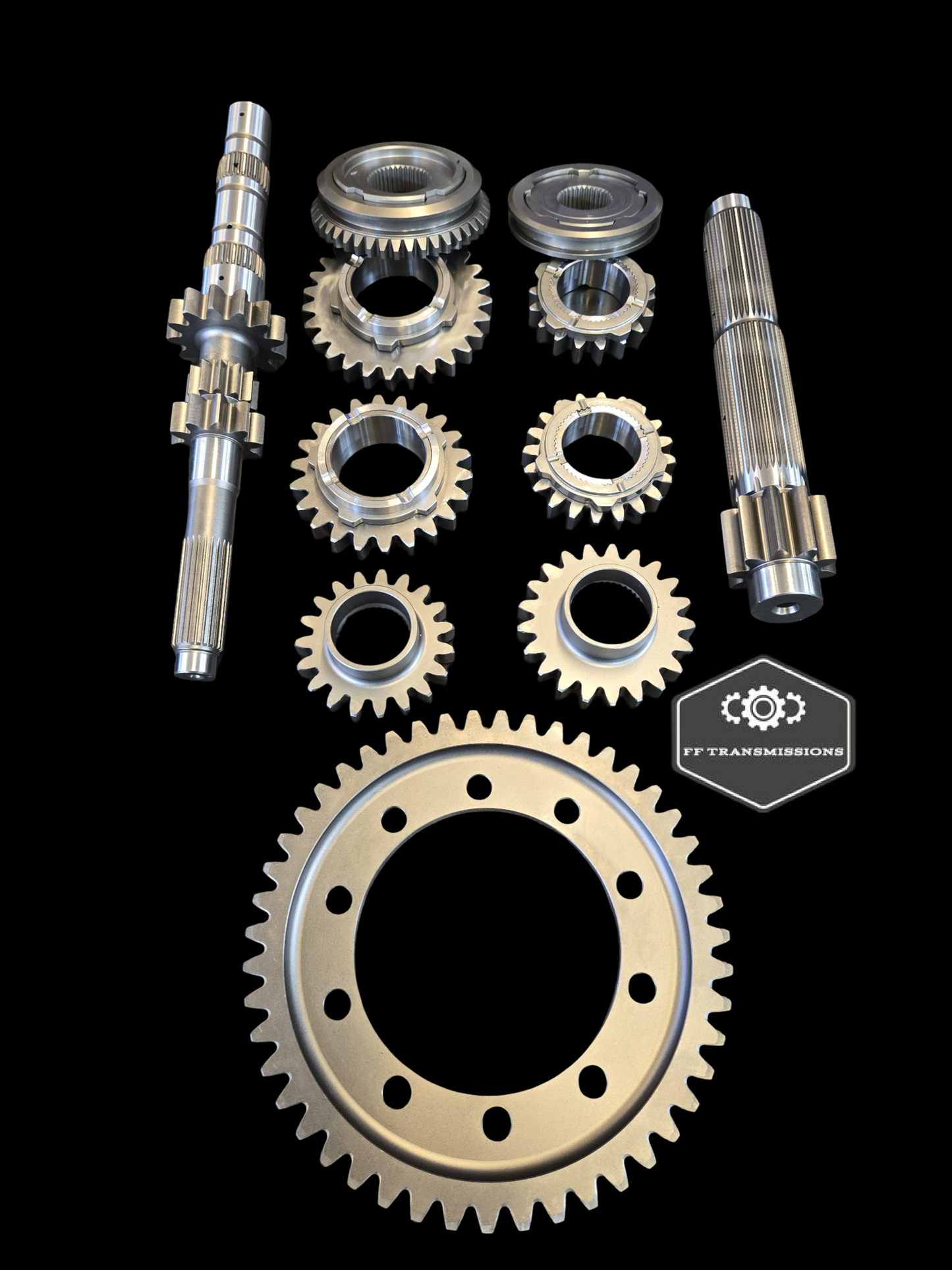 FF TRANSMISSIONS STRAIGHT CUT DOG GEARS HONDA K SERIES K20&K24 1-4, FINAL DRIVE COMING SOON