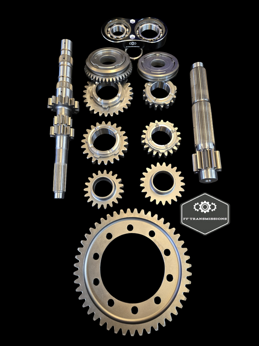 FF TRANSMISSIONS STRAIGHT CUT DOG GEARS HONDA K SERIES K20&K24 1-4, FINAL DRIVE, BRACE CUFF COMING SOON