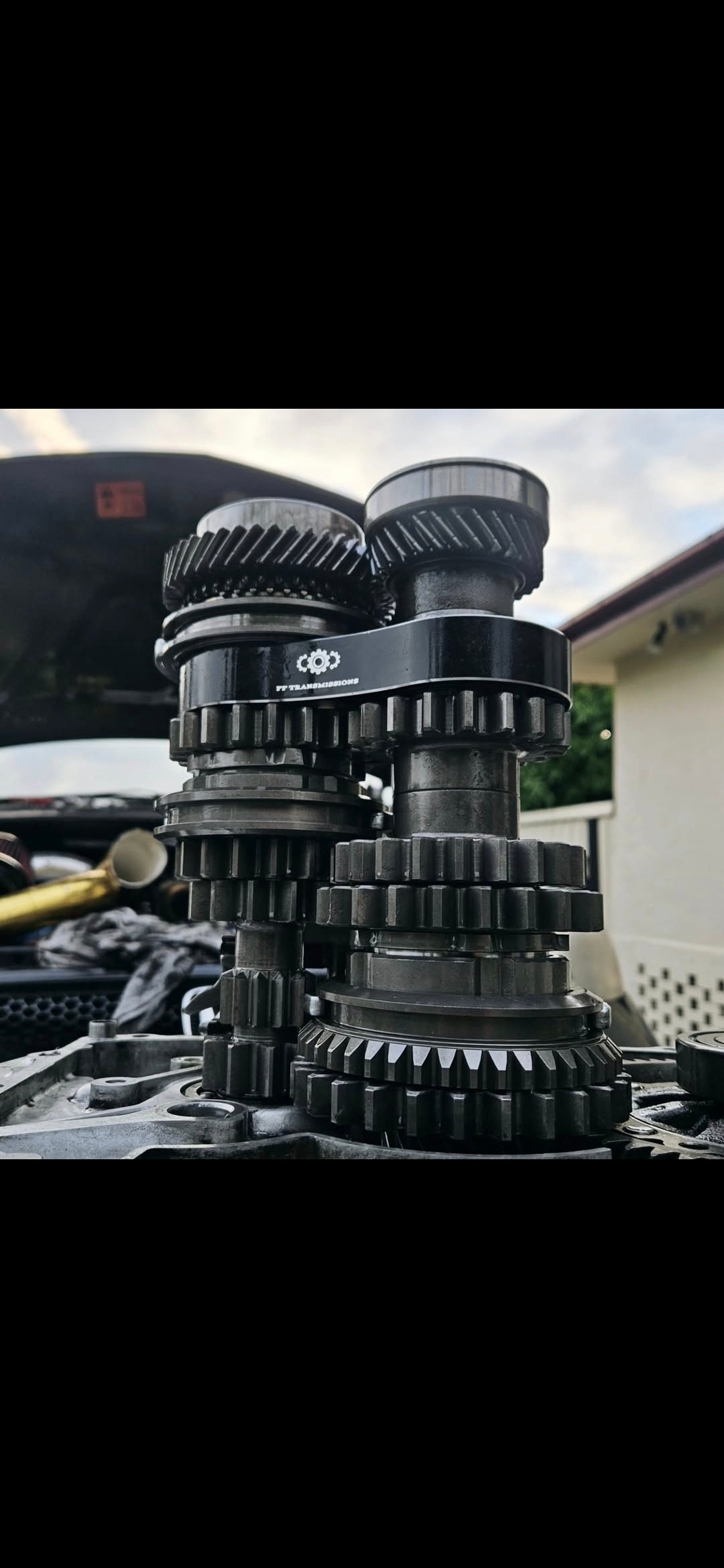 FF TRANSMISSIONS STRAIGHT CUT DOG GEARS HONDA K SERIES K20&K24 1-4, FINAL DRIVE, BRACE CUFF