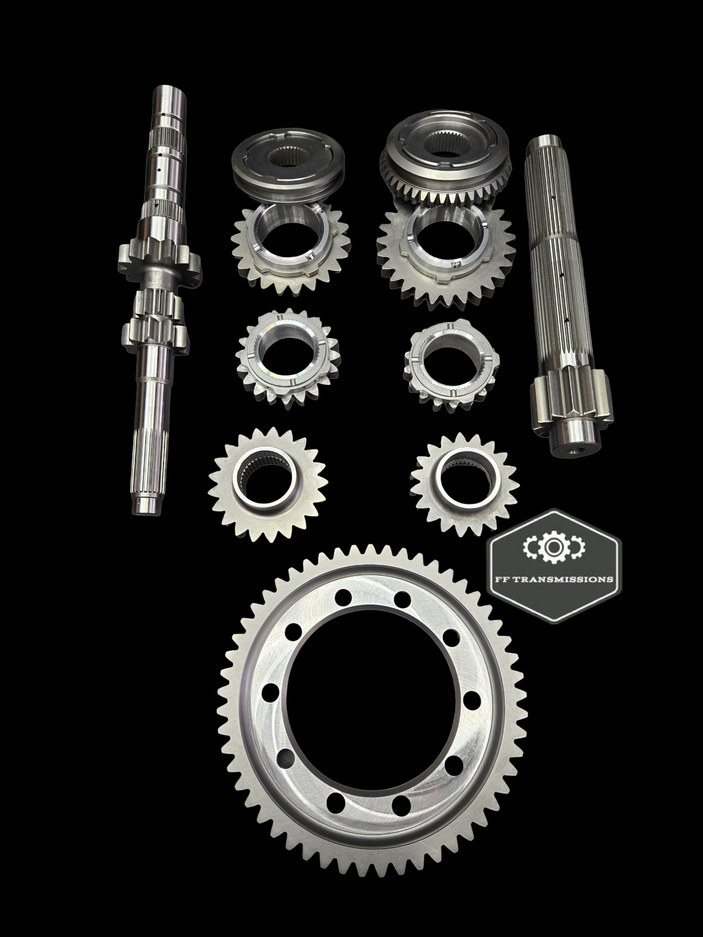 FF TRANSMISSIONS STRAIGHT CUT DOG GEARS HONDA K SERIES K20&K24 1-4, FINAL DRIVE V2