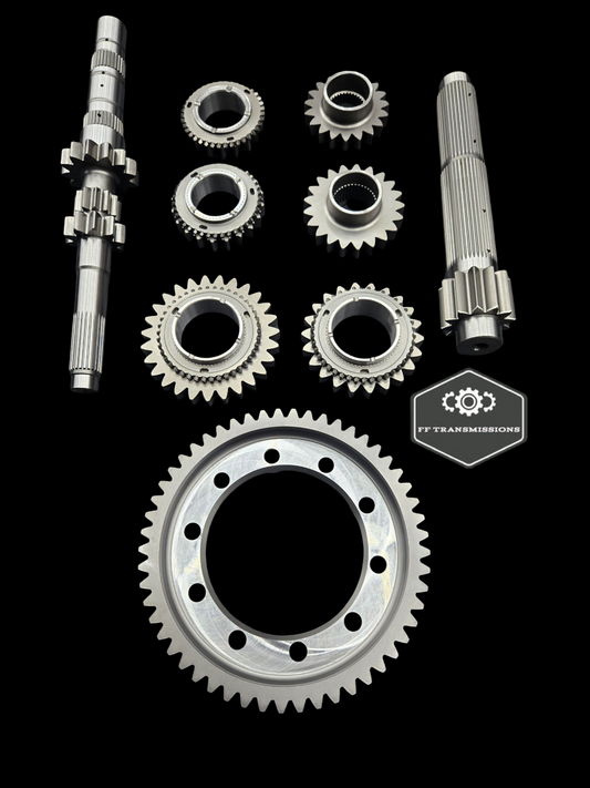 FF TRANSMISSIONS HONDA K SERIES STRAIGHT CUT SYNCHRO GEARS 1-4 & FINAL DRIVE V2
